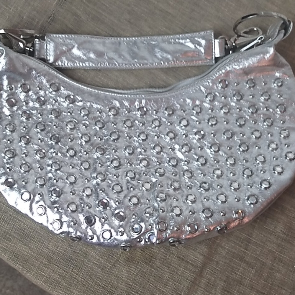 Silver Rhinestone Bag - Picture 6 of 6